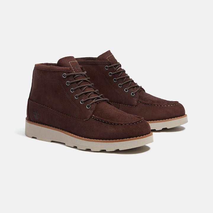 Timberland Britton Mills Mid Lace Chukka Boot Rust Suede M