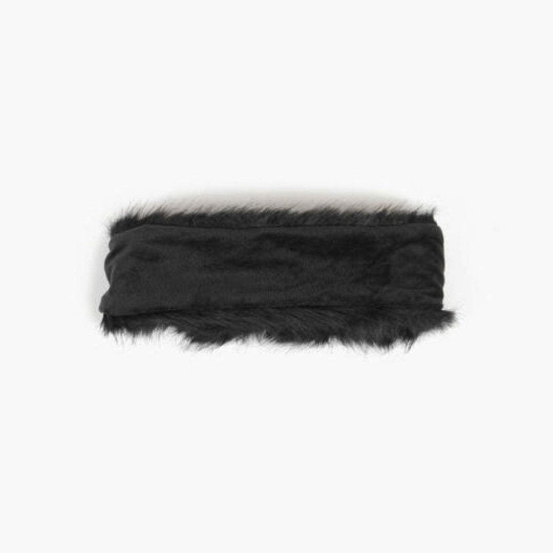 NOHR Renee Pannebånd Fuskepels Black
