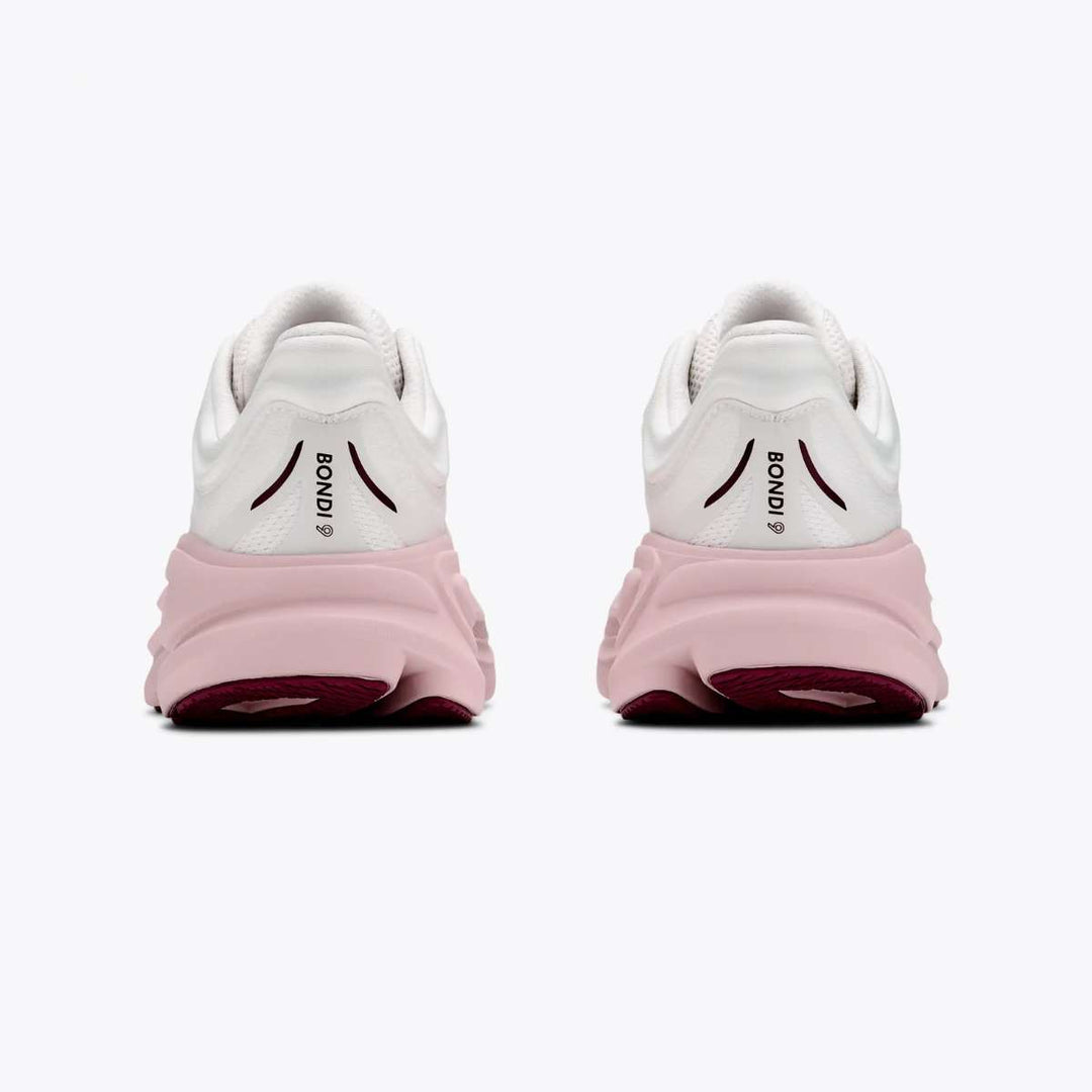 HOKA Bondi 9 White / Pink Opal W