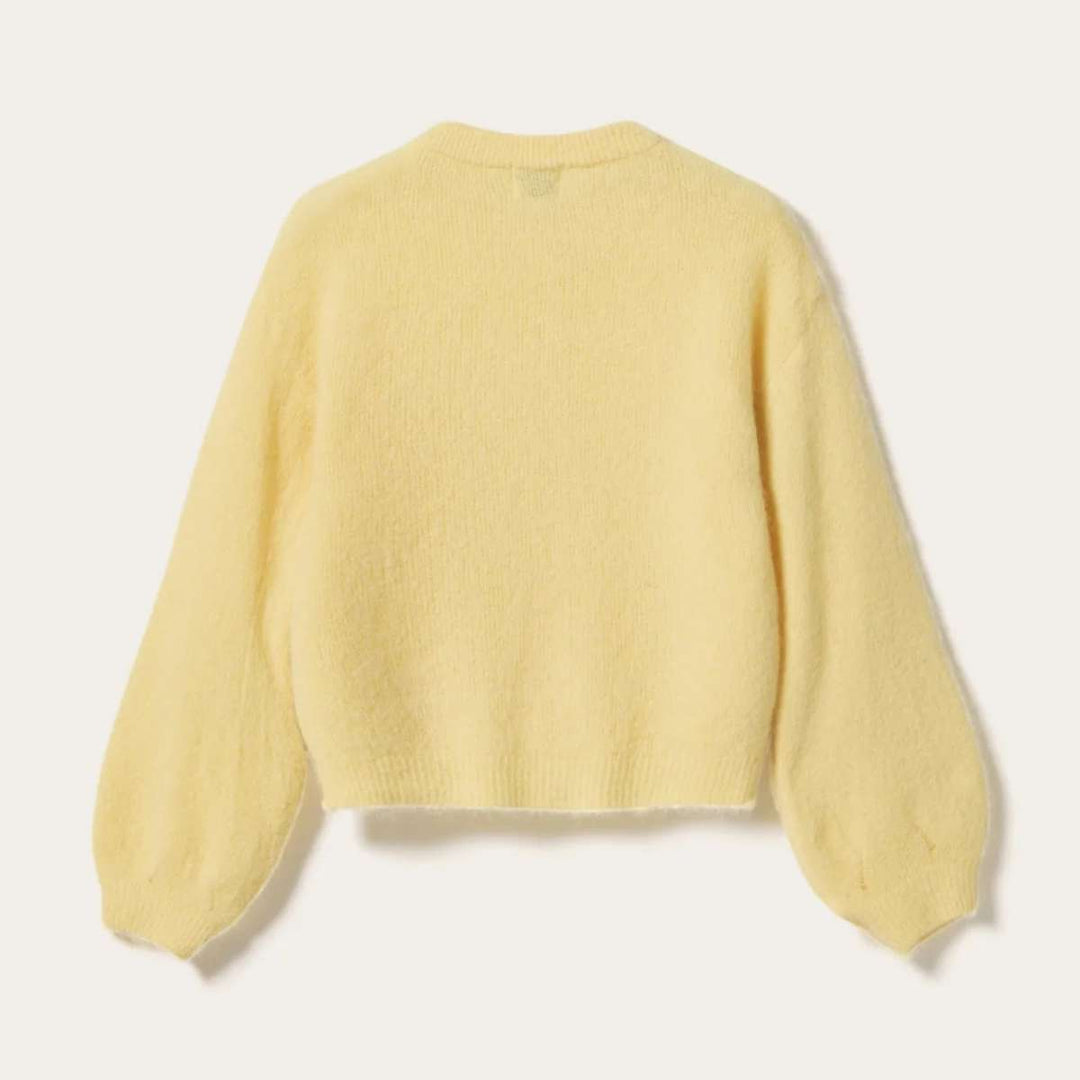 Noella Kae Knit Cardigan Light Yellow