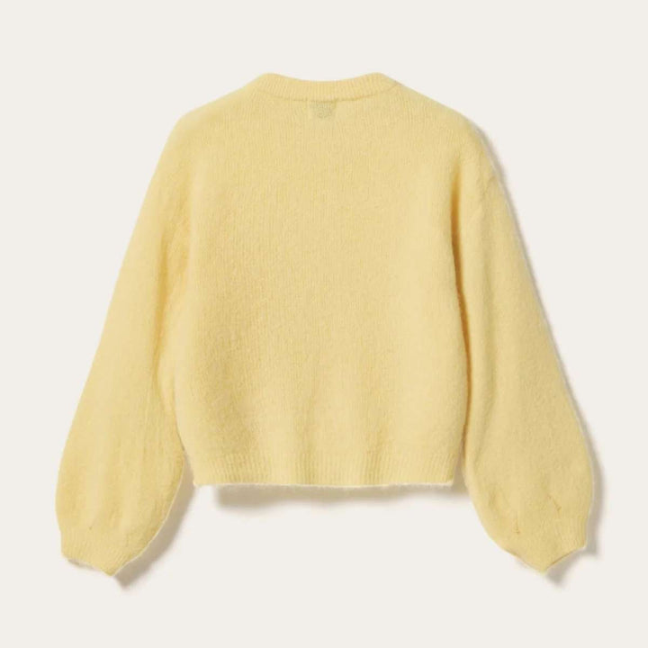 Noella Kae Knit Cardigan Light Yellow