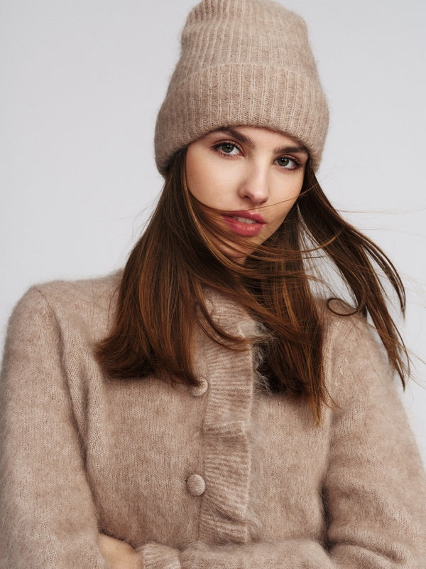 ELLA & IL Silje Chunky Hat Hazel Beige W
