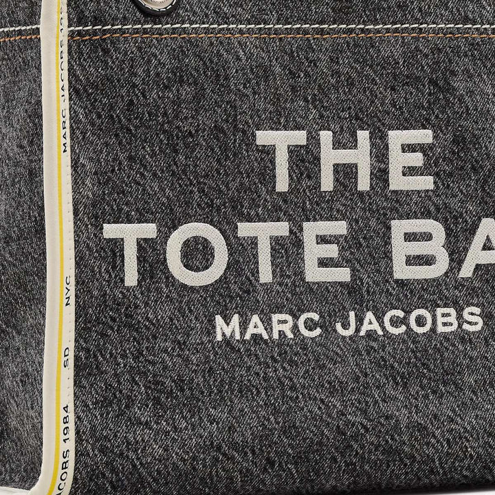 Marc Jacobs The Medium Tote Denim Chain Black Wash