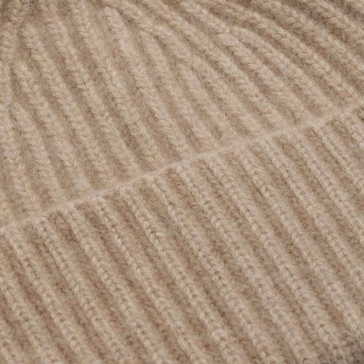 Monel Alba Cashmere Beanie Dark Beige