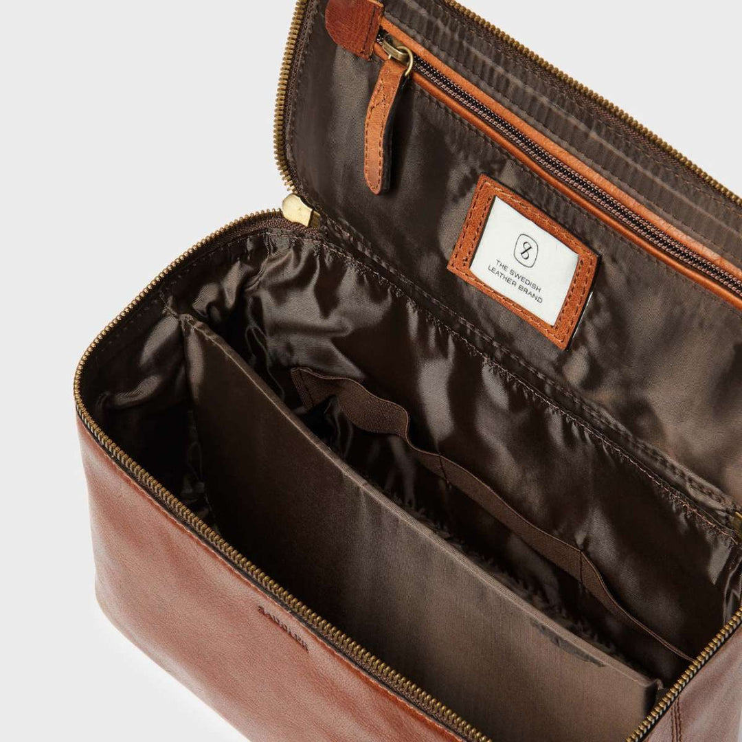 Saddler Toalettveske Barolo Midbrown