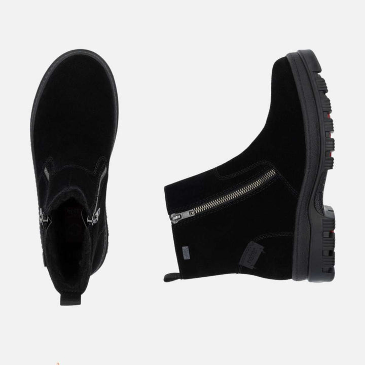 Rieker Tex Piggsko Svart W