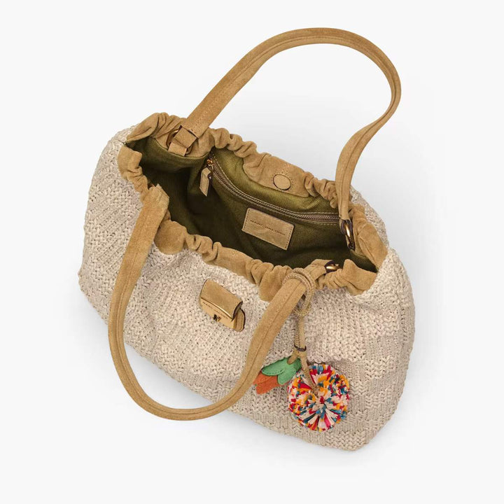 Marc Jacobs The Tote Summer Woven Christina Natural