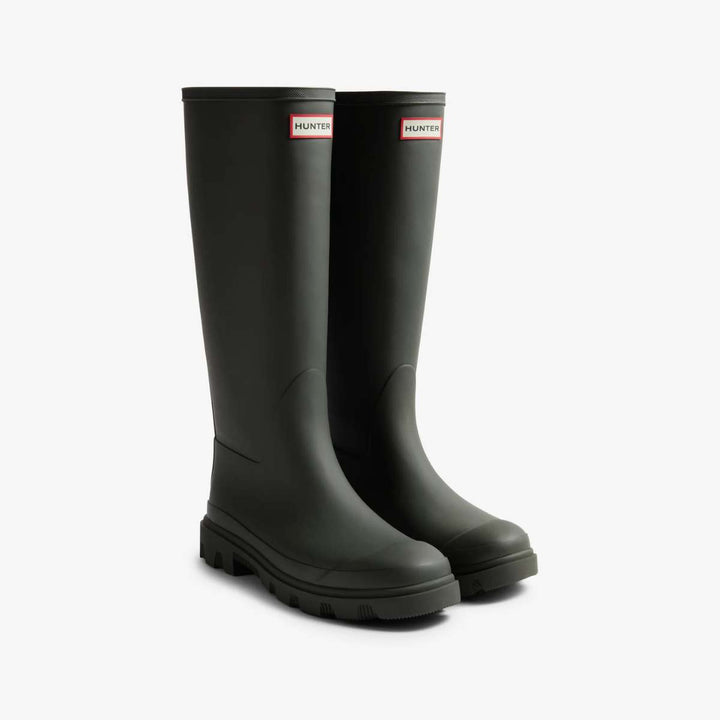 Hunter Downpour Tall Boot Dark Olive W