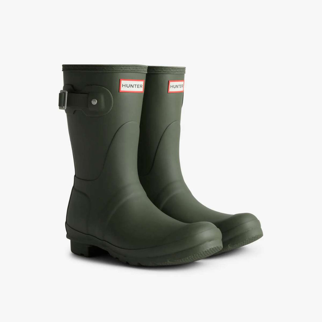 Hunter Original Short Boots Dark Olive W