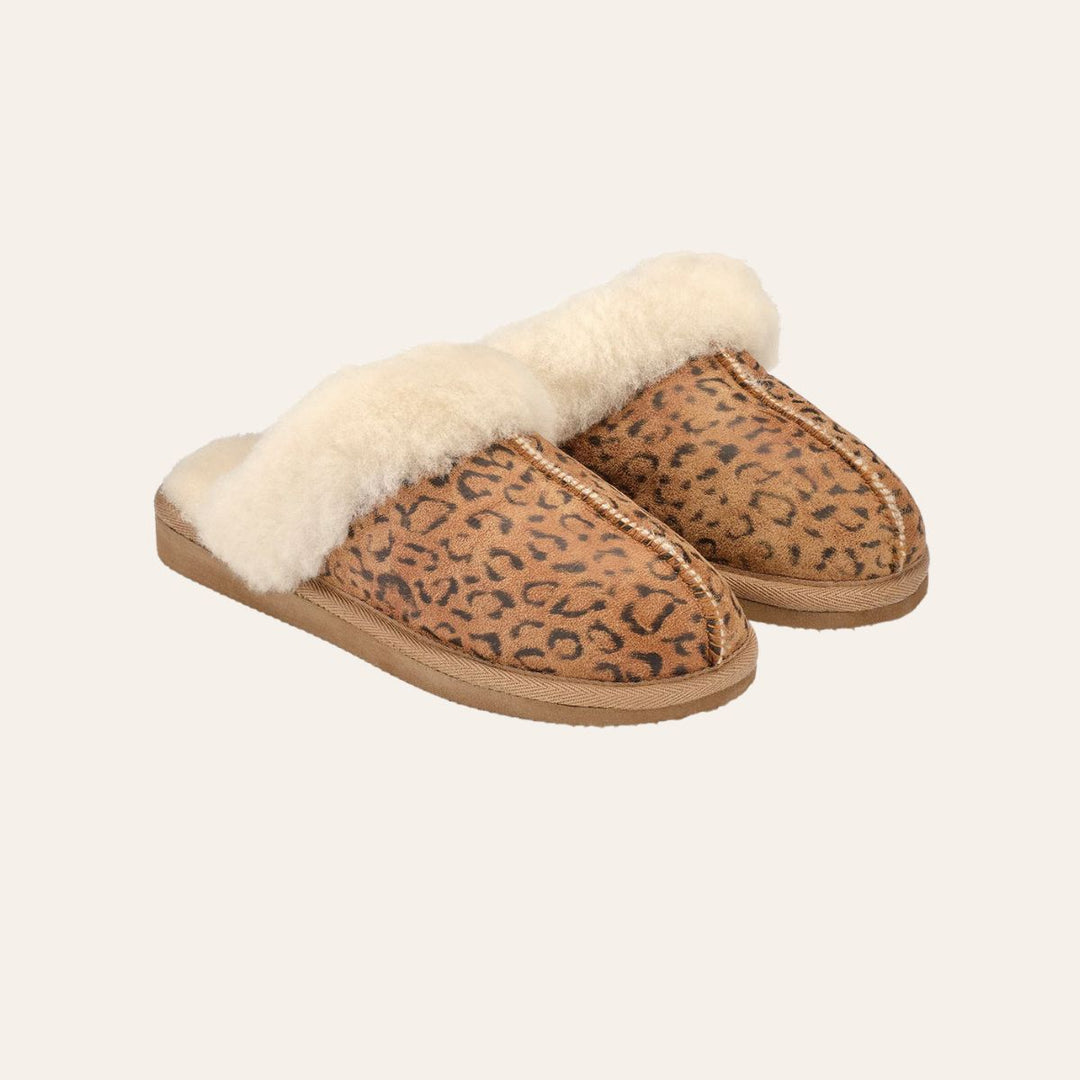 Shepherd Tøffel Jessica Chestnut Leopard W