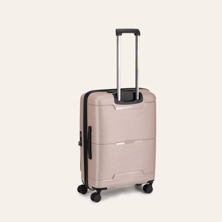 North Pioneer Hong Kong Koffert Medium 67cm Utvidbar Champagne