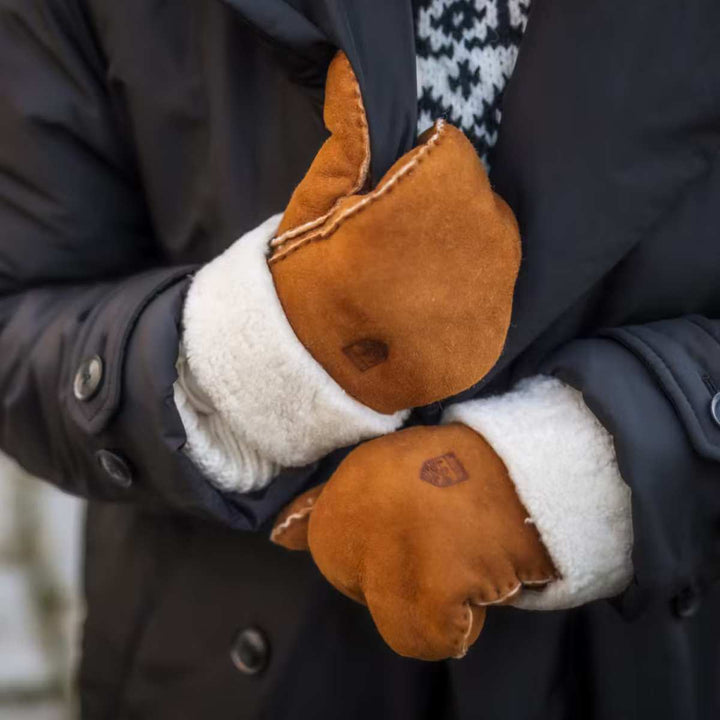 Hestra Sheepskin Mitt Cork