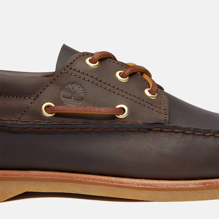 Timberland Crafted Boat Shoe Dark Brown Full Grai M