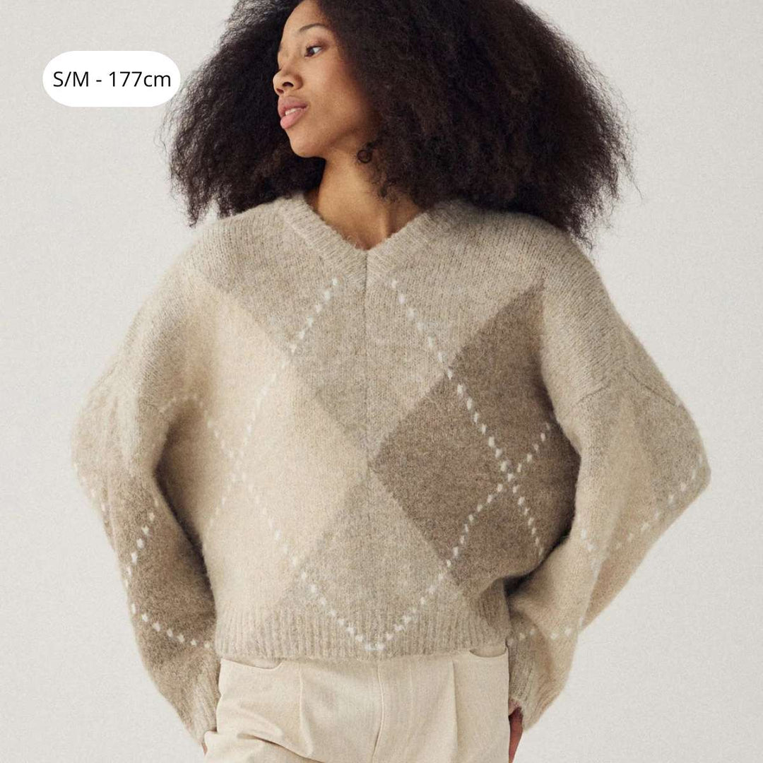 Noella Lai Knit Beige Mix