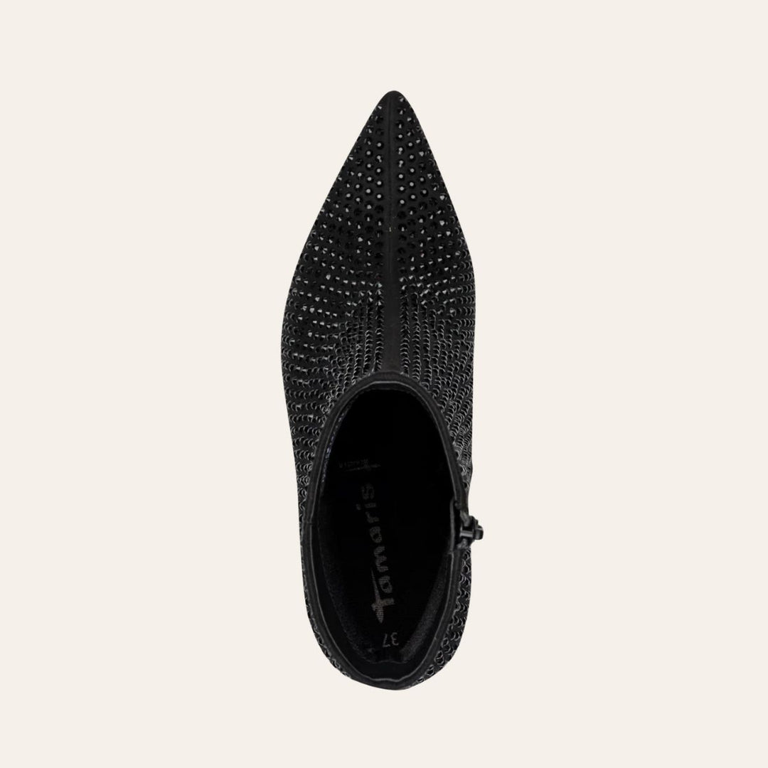 Tamaris Pen Boots Black Glam W