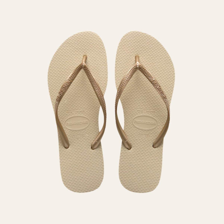 Havaianas Slim Sand Grey/Light Golden W