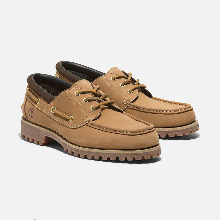 Timberland Authentic Boat Shoe Wheat Nubuck M