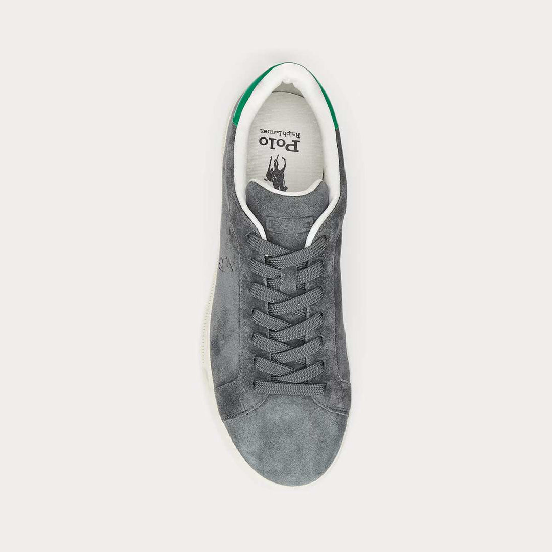 Ralph Lauren HRT CT II Suede Charcoal Grey/Green M
