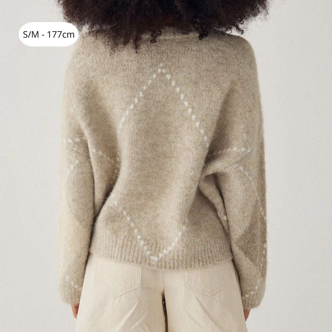 Noella Lai Knit Beige Mix