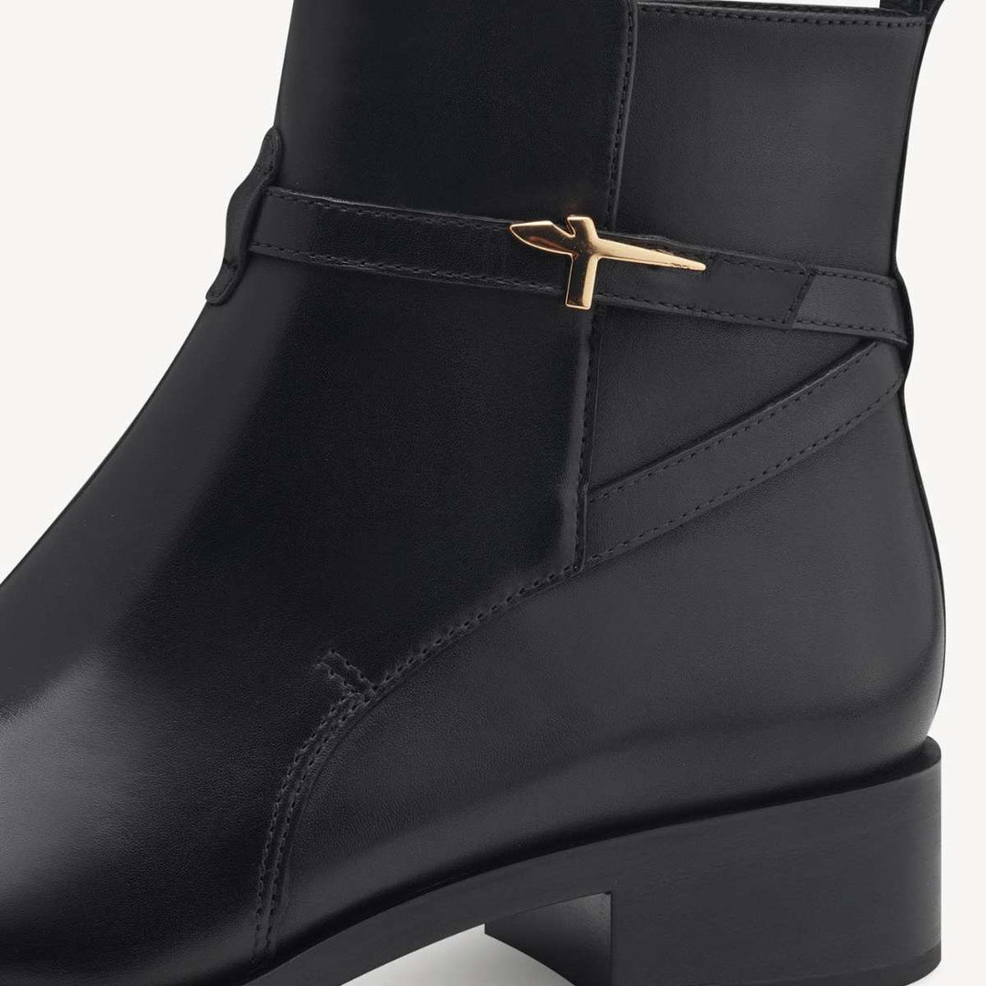 Tamaris Leather Bootie Black W