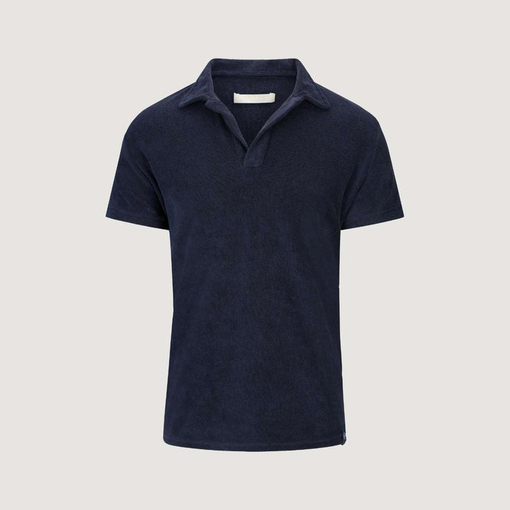 Monel Marius Terry Polo Navy