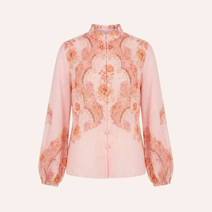 From Paris With Love Bluse Paisley Pink