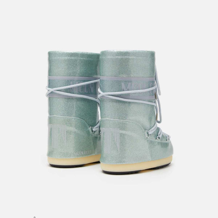 Moon Boot Icon Glitter Light Blue JR