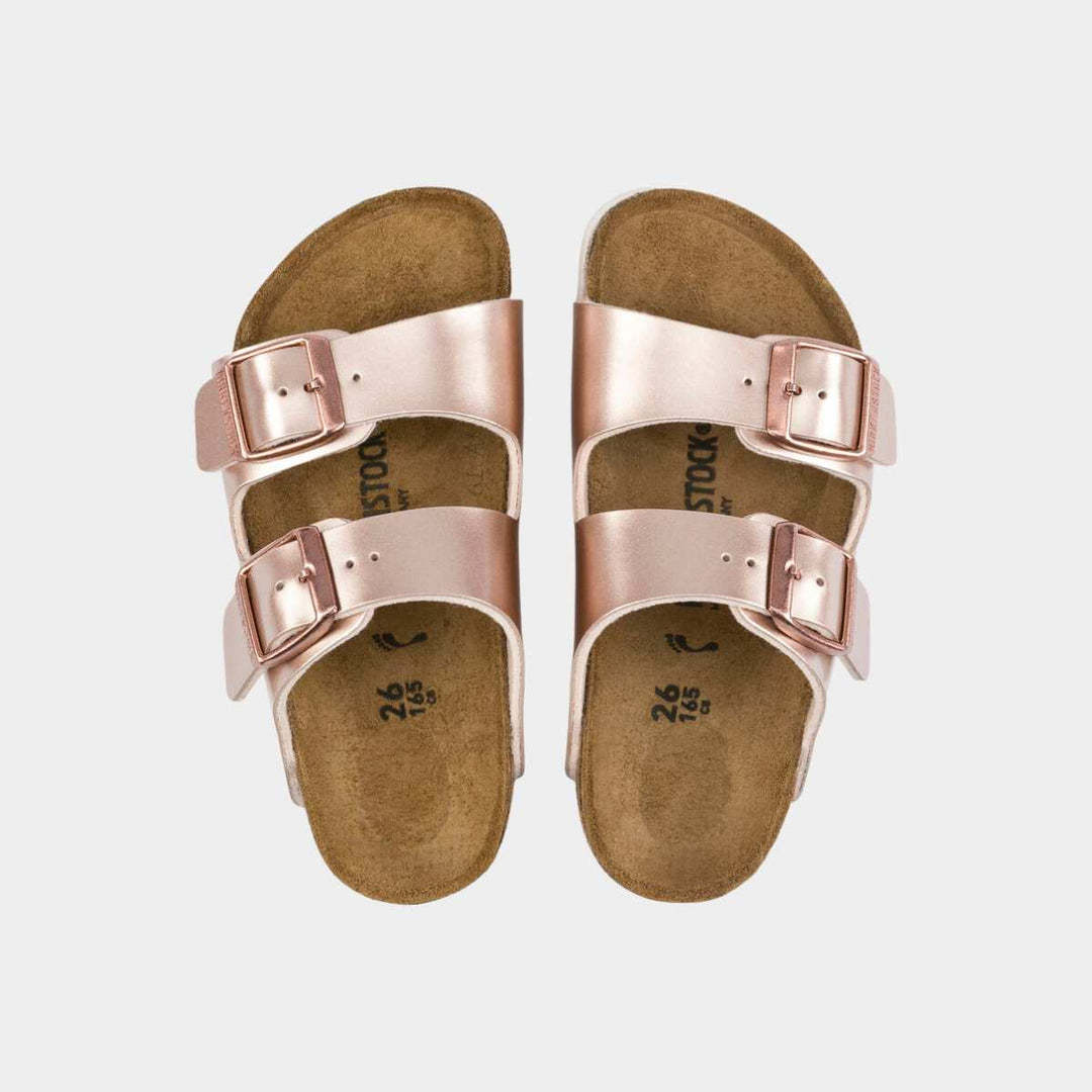 Birkenstock Arizona BF Electric Narrow Metallic Copper JR