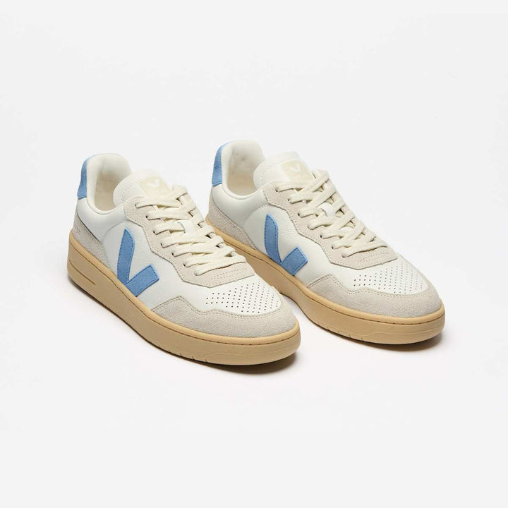 Veja V-90 Leather Extra White Aqua/Natural M