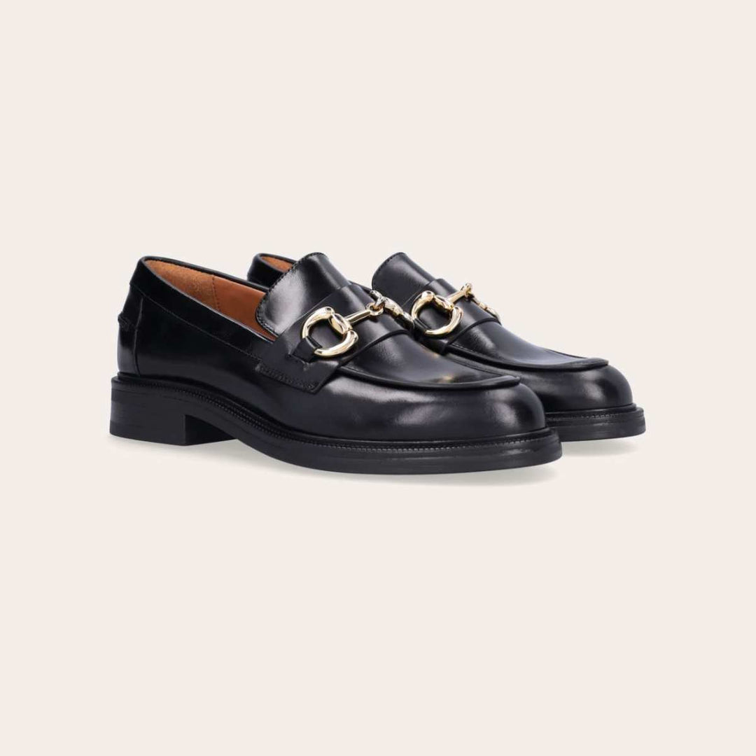 Billie Bi Mokasin Black Calf W
