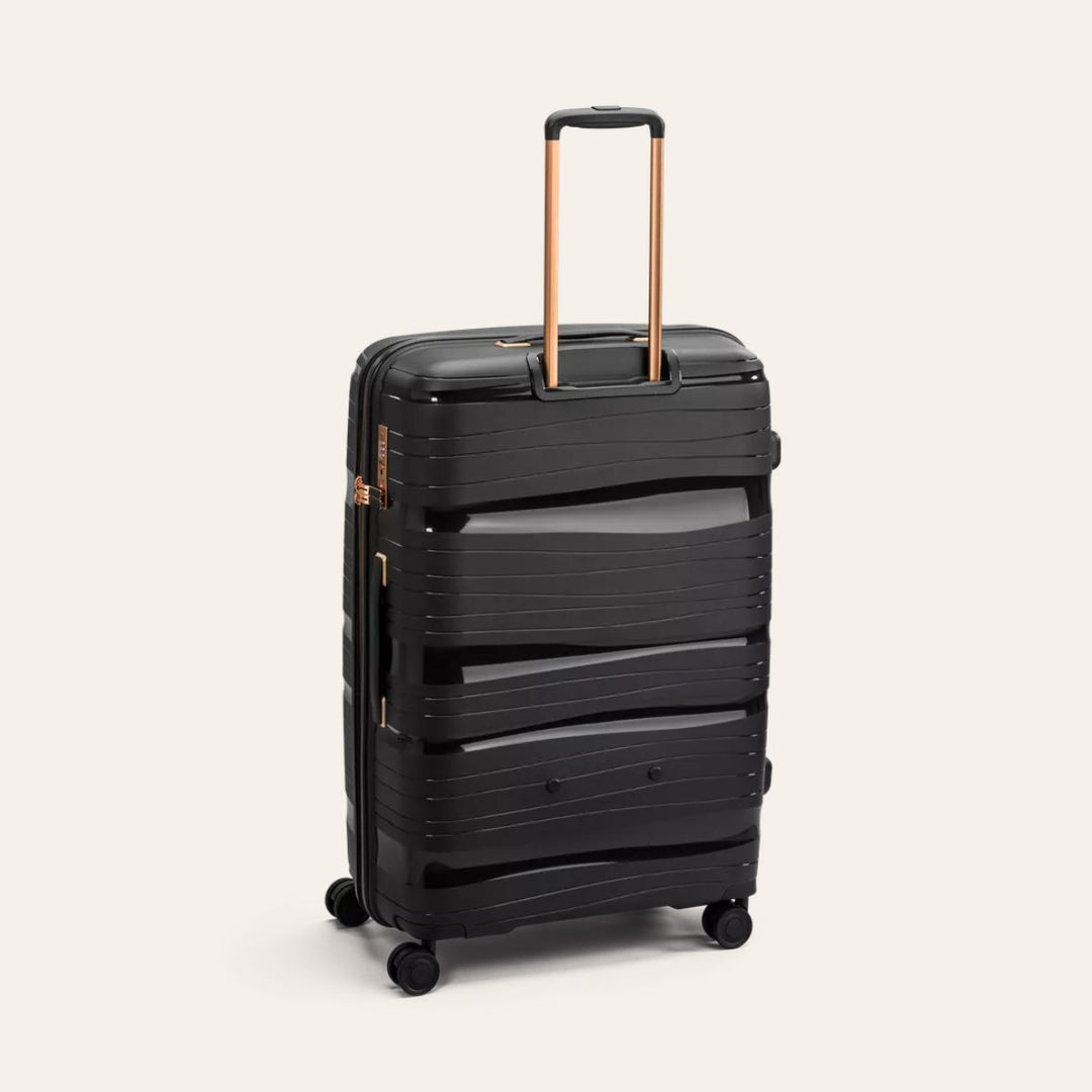North Pioneer Koffert Stor 77cm Trolley 102L Black/Gold