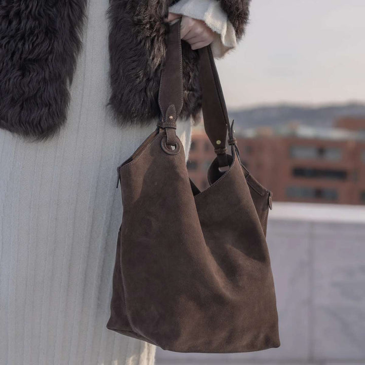Cala Jade SOHO Hobo Umber Suede