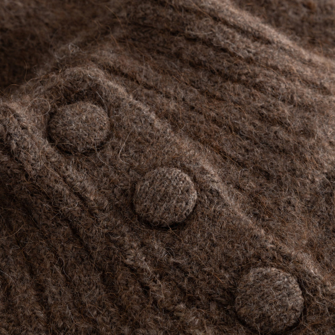 Noella N-Margeaux Knit Timber Brown Melange