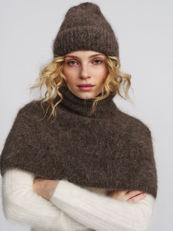ELLA & IL Silje Chunky Hat Brown W