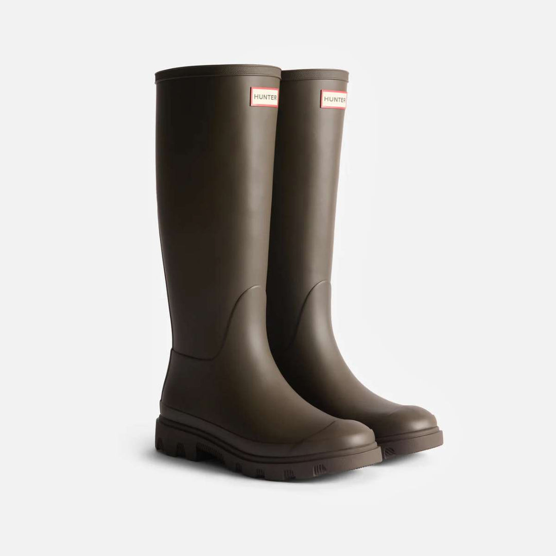 Hunter Downpour Tall Boot Chocolate Brown W