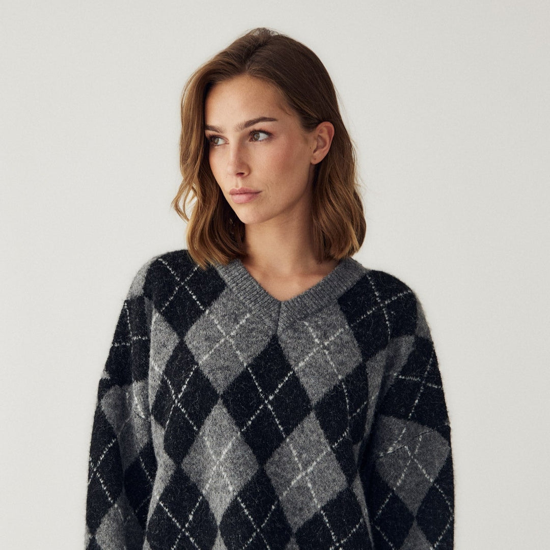 Noella N-LAI KNIT Black Grey Mix