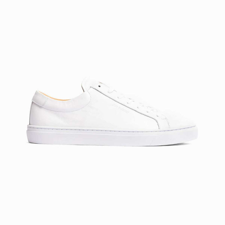 Jim Rickey Spin Leather Sneakers White