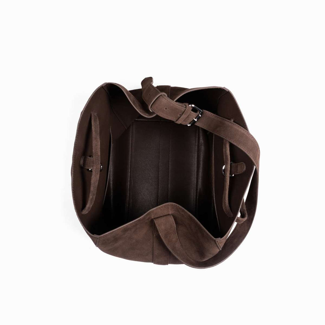 Jim Rickey Sac Large Suede Truffle