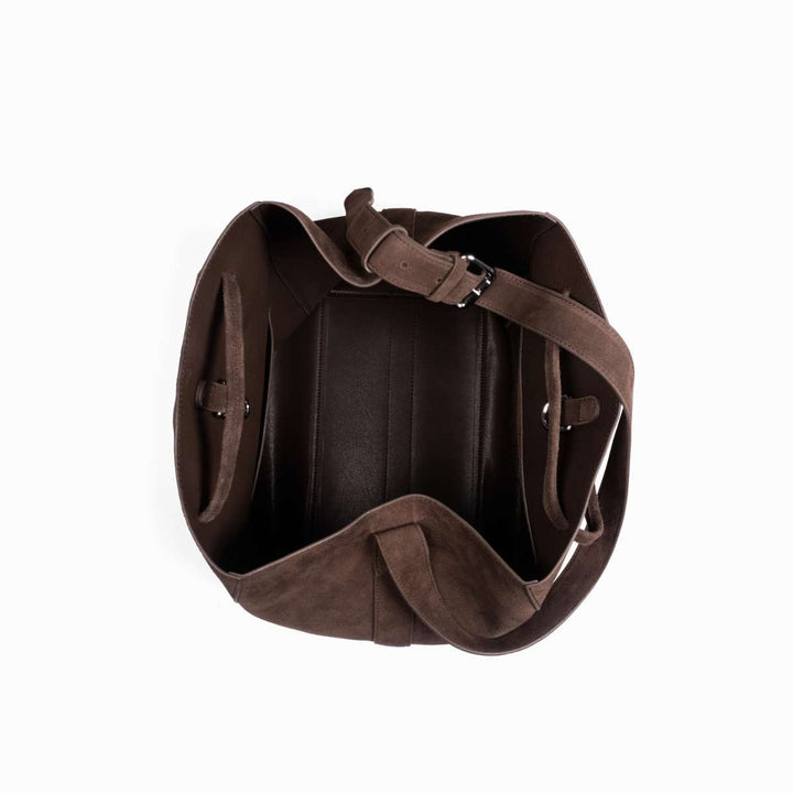 Jim Rickey Sac Large Suede Truffle