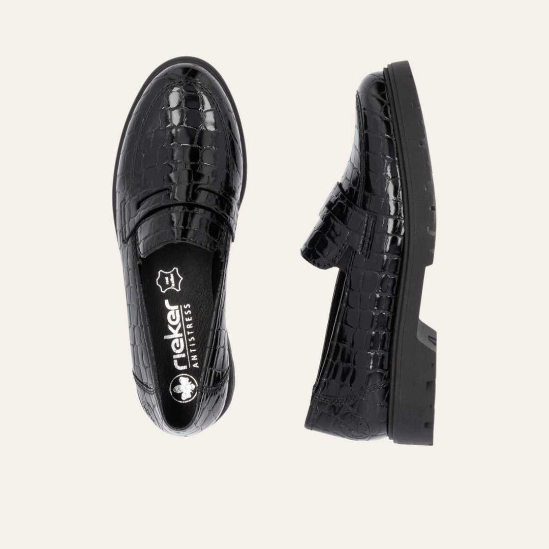 Rieker Mokasin Black W