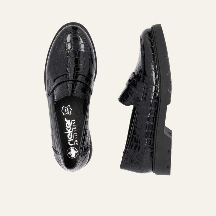 Rieker Mokasin Black W