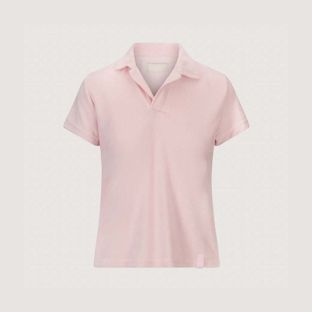 Monel Mina Terry Polo Light Pink