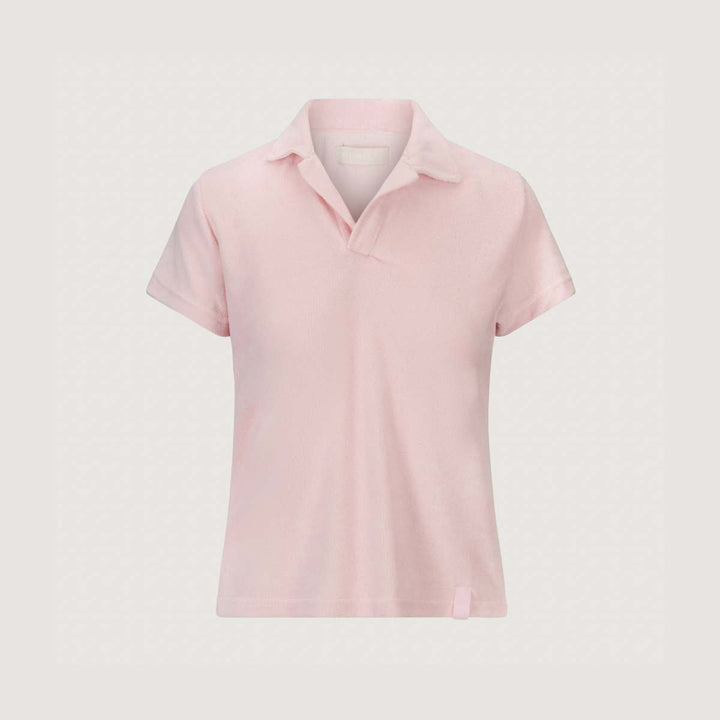 Monel Mina Terry Polo Light Pink