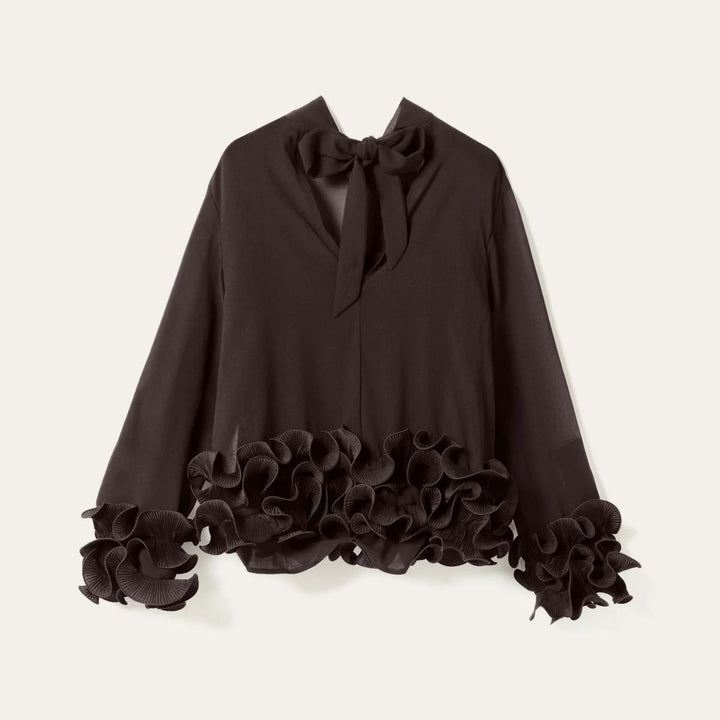 Noella Latanietta Blouse Chocolate