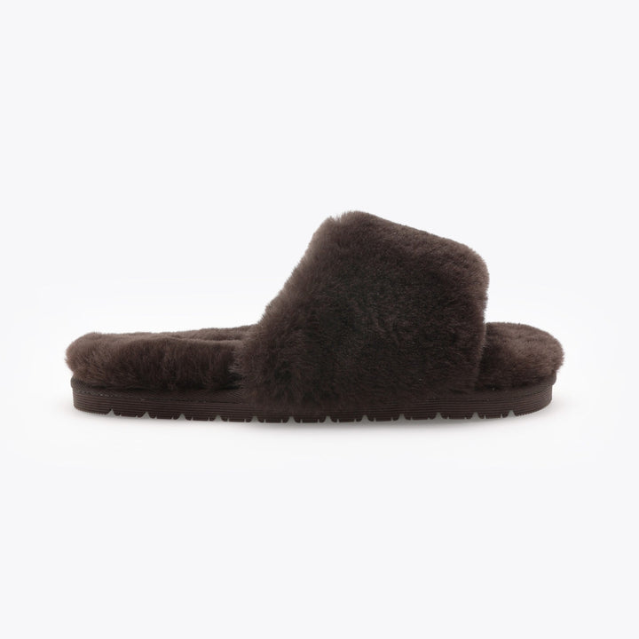 Roberto Rosso Cabina Slipper Dark Brown
