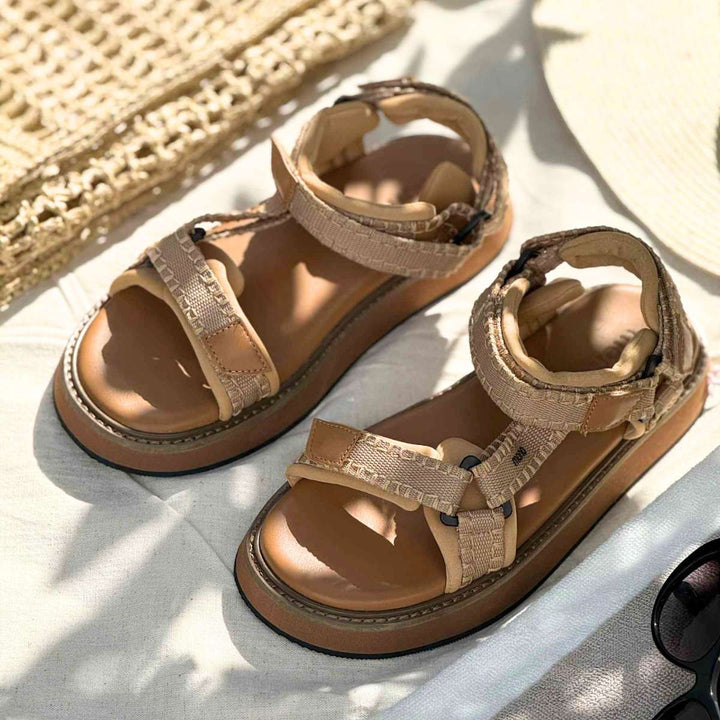 Mono Micro Sandal Dark Beige W