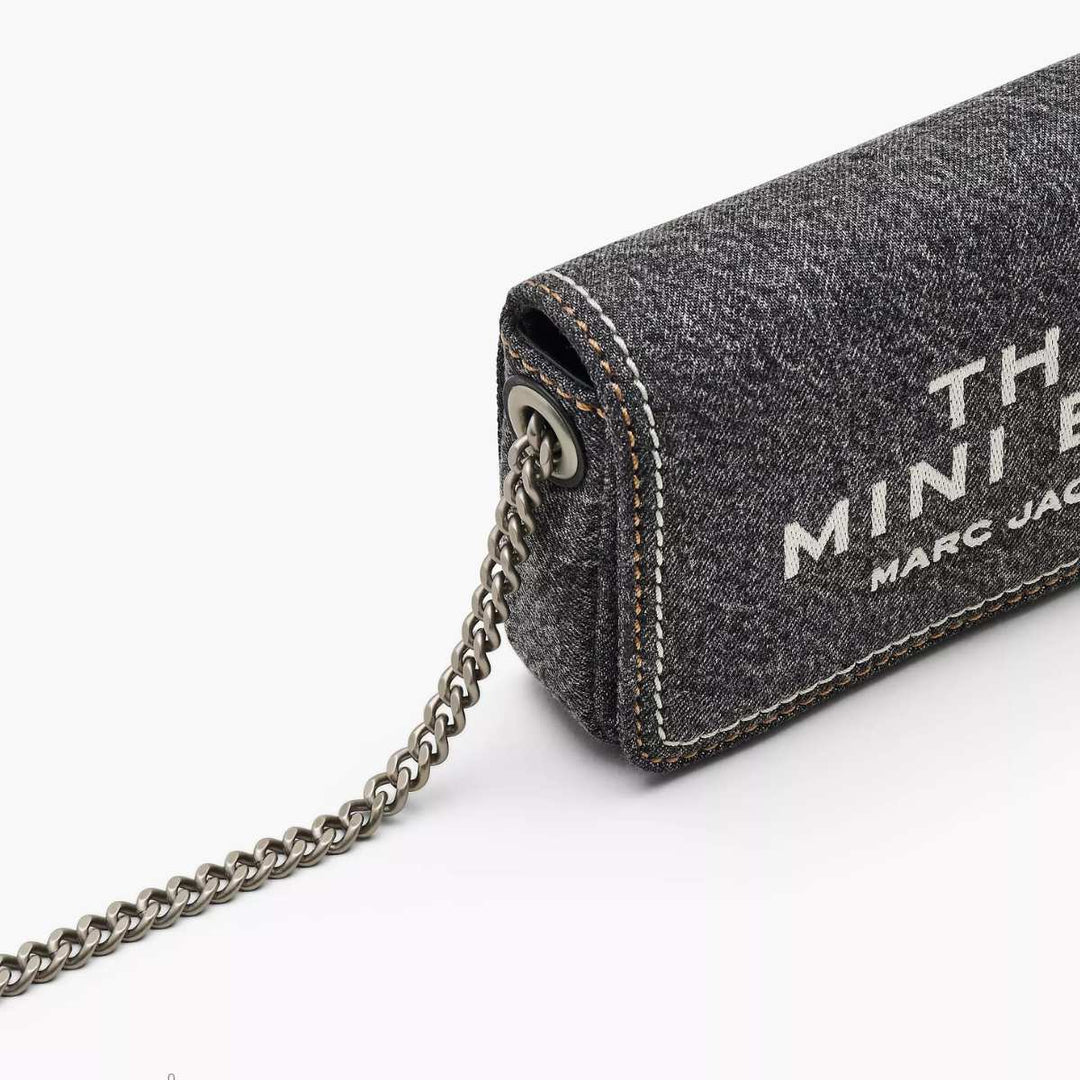 Marc Jacobs The Mini Bag Denim Black Wash