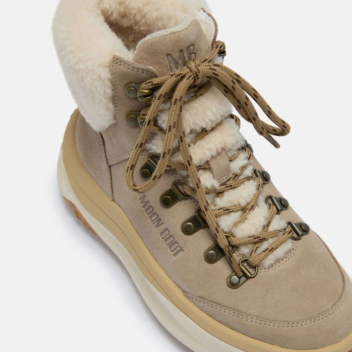 Moon Boot Moon247 City Mid Shearling Sand