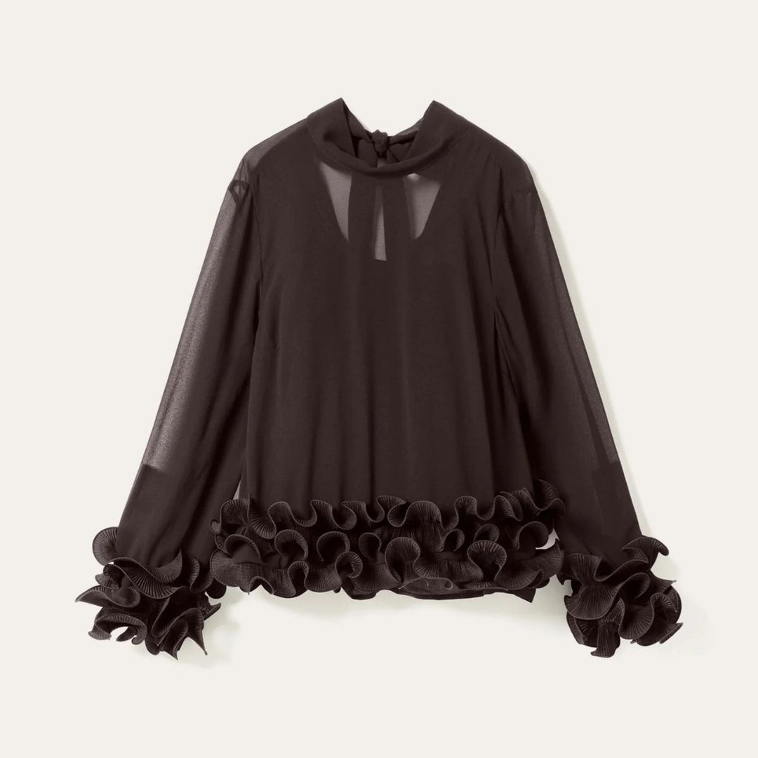 Noella Latanietta Blouse Chocolate