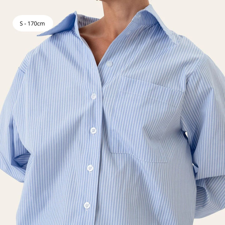 BYIC IsabellaIC Shirt Blue White Stripes